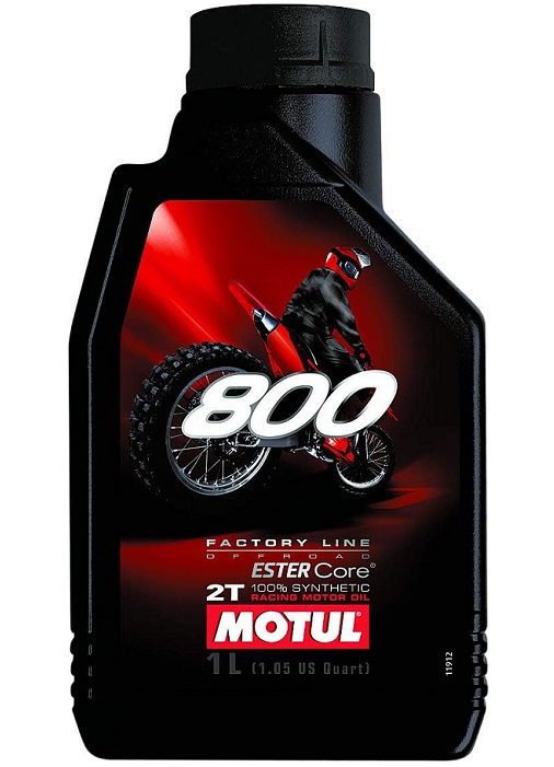 Ulei motor 2T MOTUL 800 OFF ROAD Factory Line 104038, volum 1 litru, sintetic