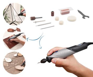 Unealta multifunctionala BOSCH F0132050JM Dremel StyloPlus, 9 W, 22000 rpm, viteza variabila