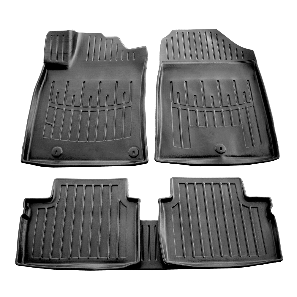 Set covorase auto din cauciuc UMBRELLA 107932, negru, pentru Kia Ceed III 2018-, 4 piese