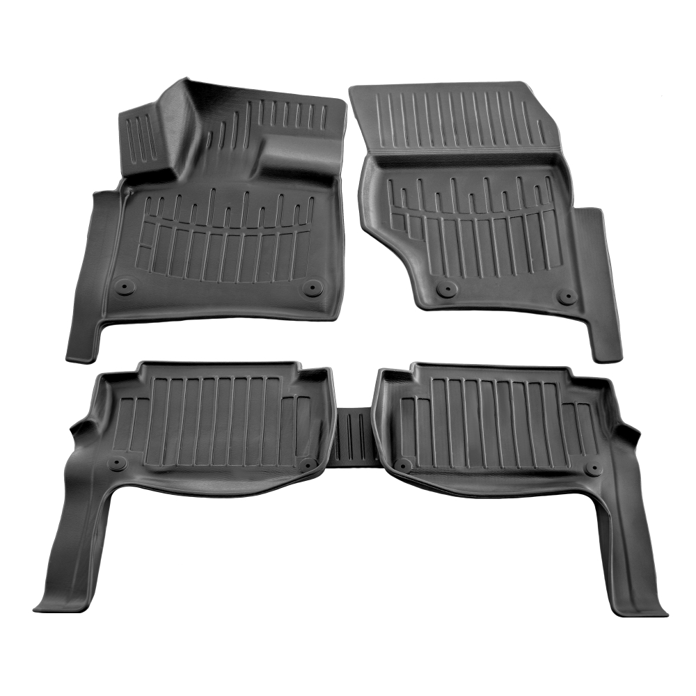 Set covorase auto din cauciuc UMBRELLA 107926, negru, pentru Audi Q7 4l 2005-2015, 4 piese