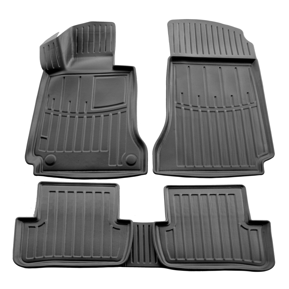 Set covorase auto din cauciuc UMBRELLA 107935, negru, pentru Mercedes Benz W204 C 2007-2015, 4 piese