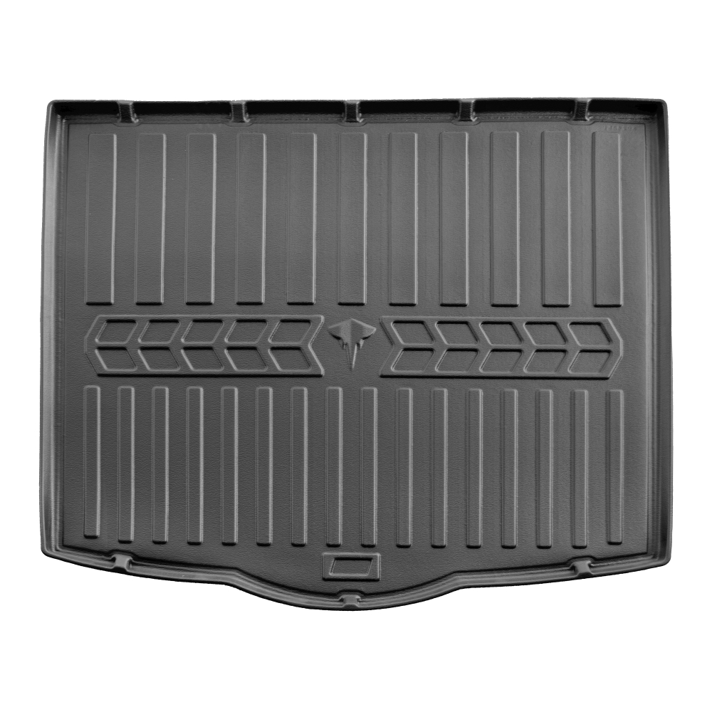 Covor auto protectie portbagaj din cauciuc UMBRELLA 107924, pentru Volkswagen Touran II, cu podea joasa 2015-, negru