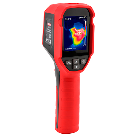 Termometru digital UNI-T MIE0497 UTI712S, interval temperatura 20 grade C - 400 grade C, rezolutie 320x240 pixeli, laser clasa 2