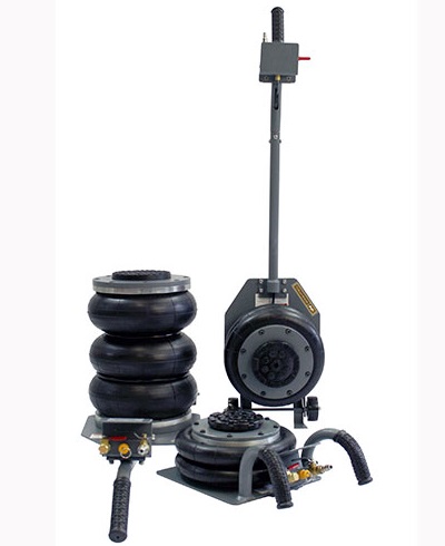 Cric pneumatic cu 2 baloane WINNTEC Y422002, capacitate maxima ridicare 2 tone, cursa ridicare 100 - 295 mm