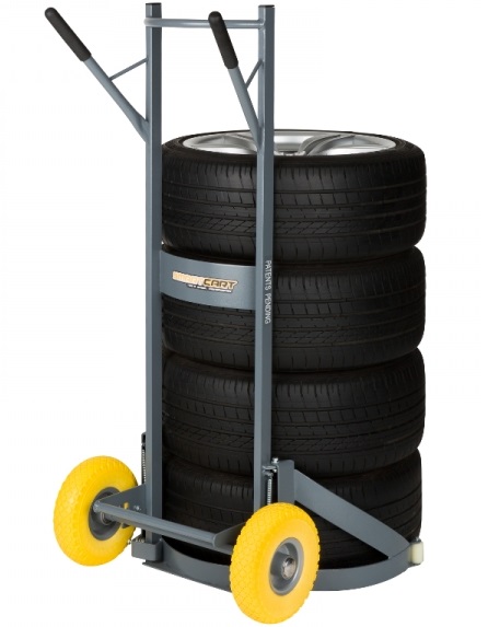 Liza pentru transport roti auto WINNTEC HD SMART CART Y471147HD, capacitate incarcare 200 kg, diametru maxim roti 14 inch - 20 inch