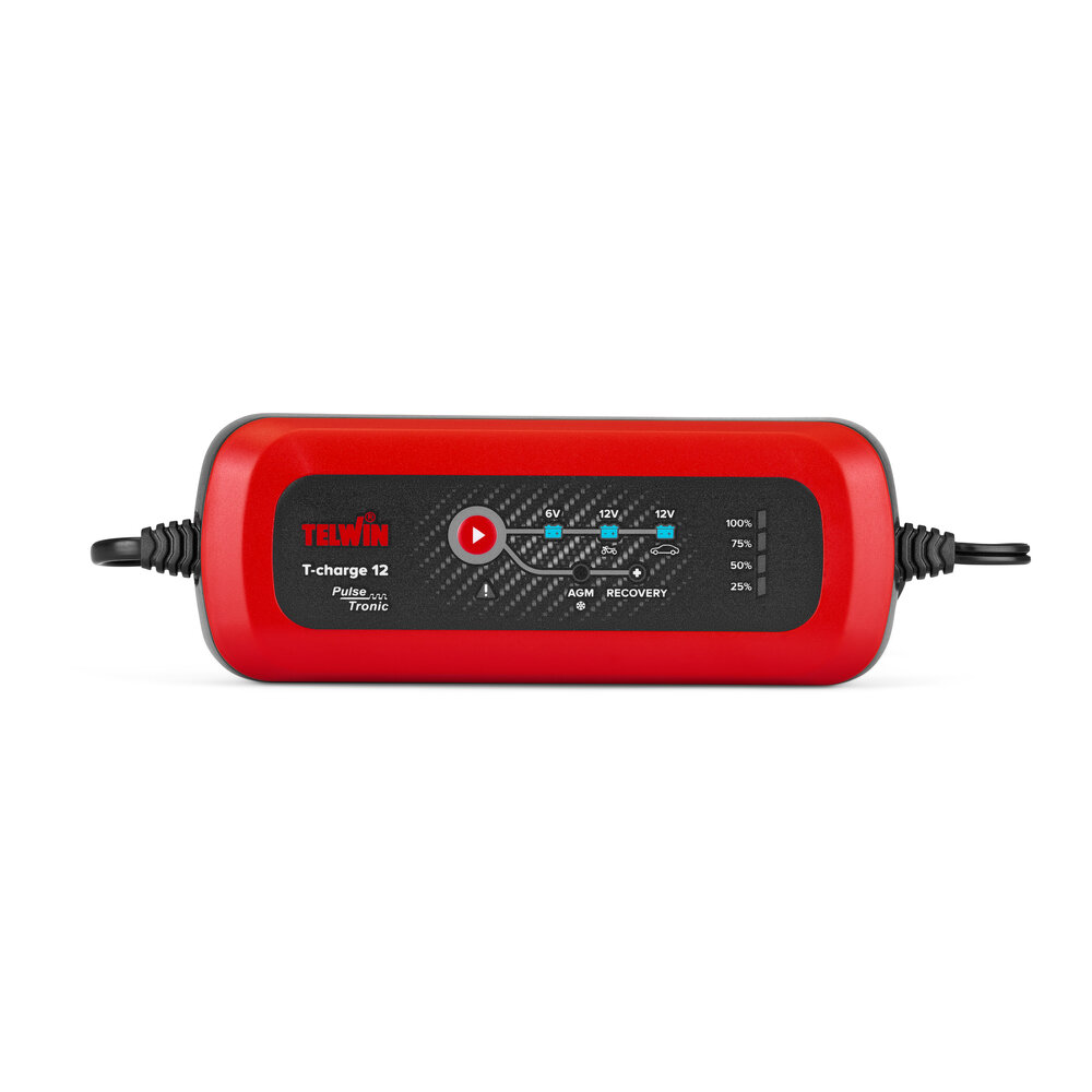 Redresor baterii TELWIN T-CHARGE 12 807567, tensiune incarcare 6/12 V, capacitate baterii Pb/GEL/AGM/Pb CA 2-70 Ah