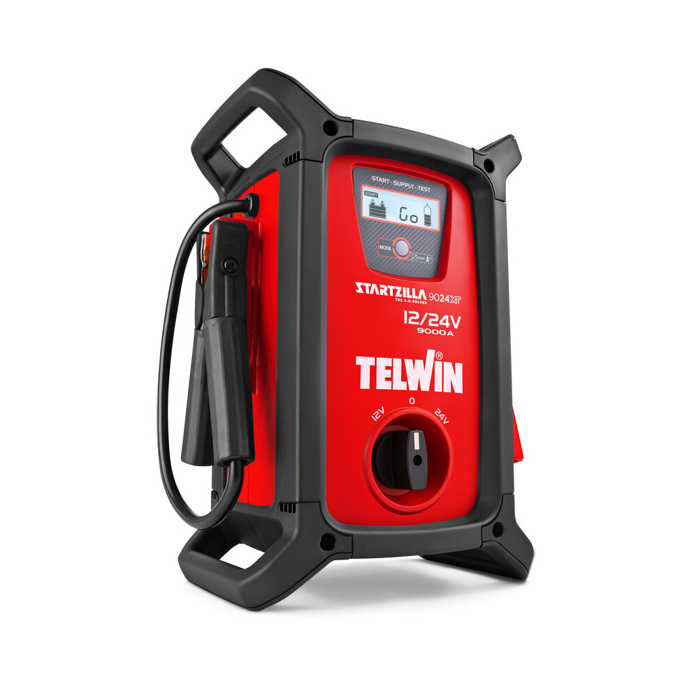 Robot de pornire si tester TELWIN STARTZILLA 9024 XT 829525, 12/24V, curent de pornire 9000 A, 31200 mAh