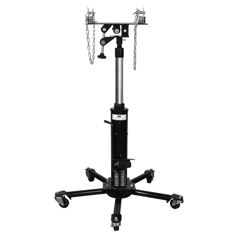 Cric hidraulic pentru cutie de viteza JBM 50830, sarcina maxima 500 kg, inaltime ridicare 850-1740 mm, rapid, dublu piston