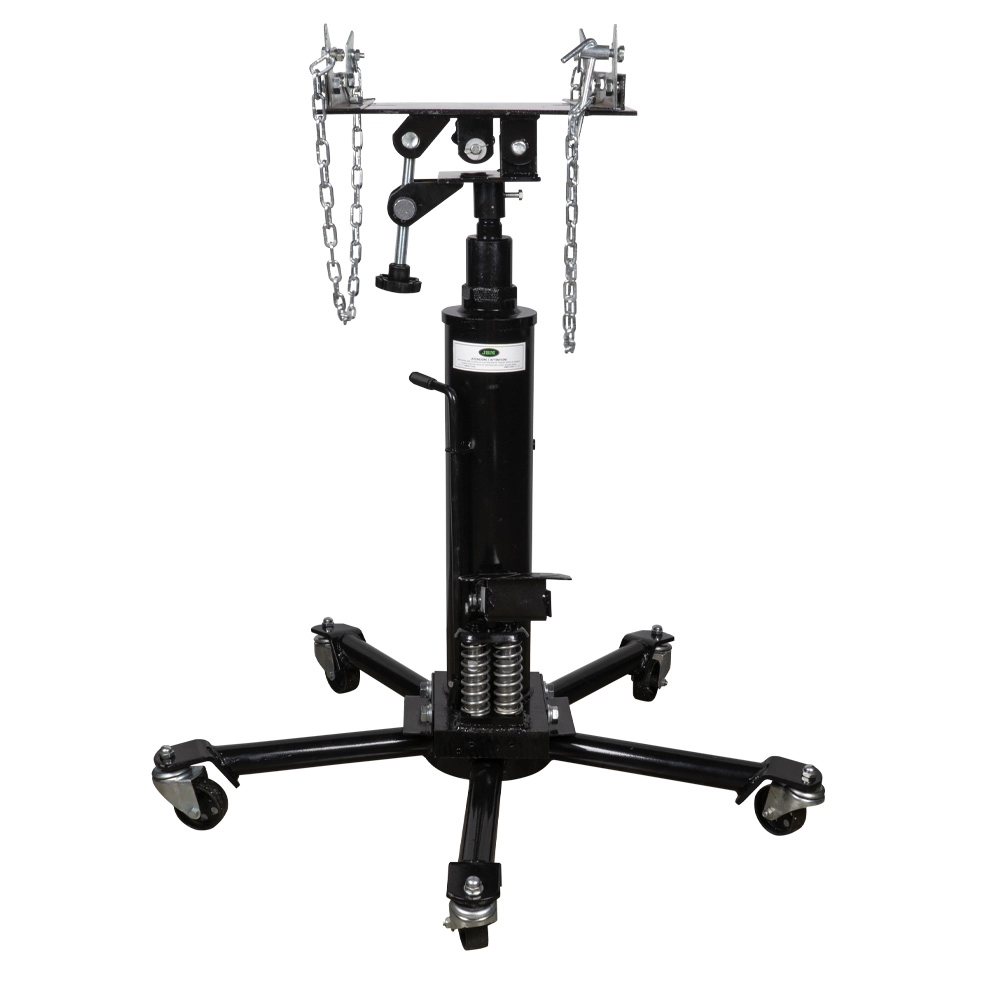 Cric hidraulic pentru cutie de viteza JBM 50830, sarcina maxima 500 kg, inaltime ridicare 850-1740 mm, rapid, dublu piston