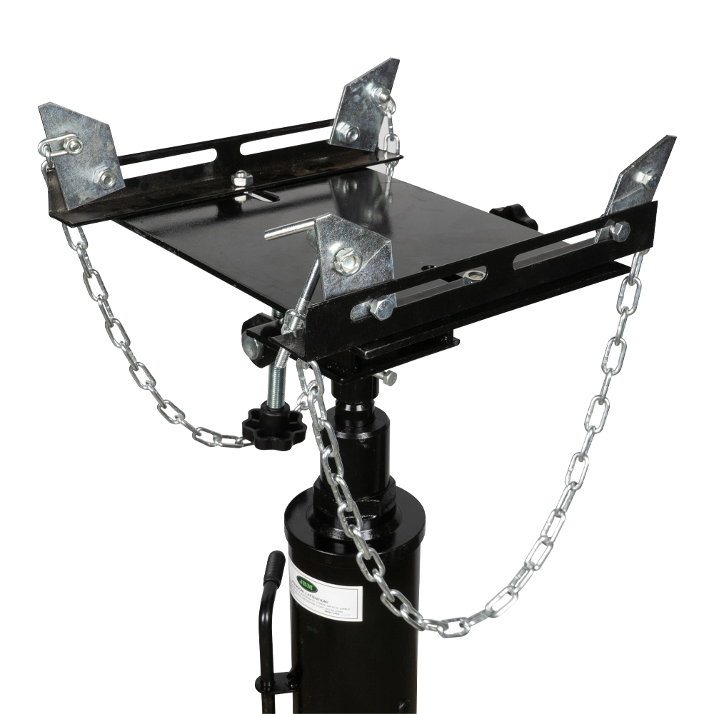 Cric hidraulic pentru cutie de viteza JBM 50830, sarcina maxima 500 kg, inaltime ridicare 850-1740 mm, rapid, dublu piston