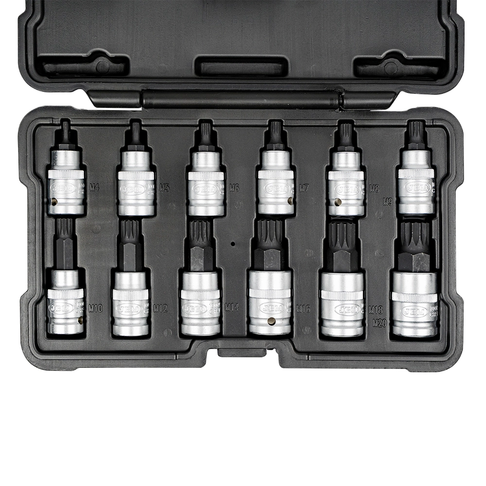 Set 12 capaete insurubare JBM 54164, prindere 1/2 inch, lungime 55/65/70 mm, M4-M20