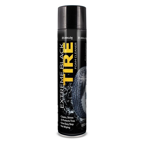 Spuma pentru curatat si intretinere anvelope ZOLLEX Extreme Black Tire Foam Cleaner ZC-218, 650 ml