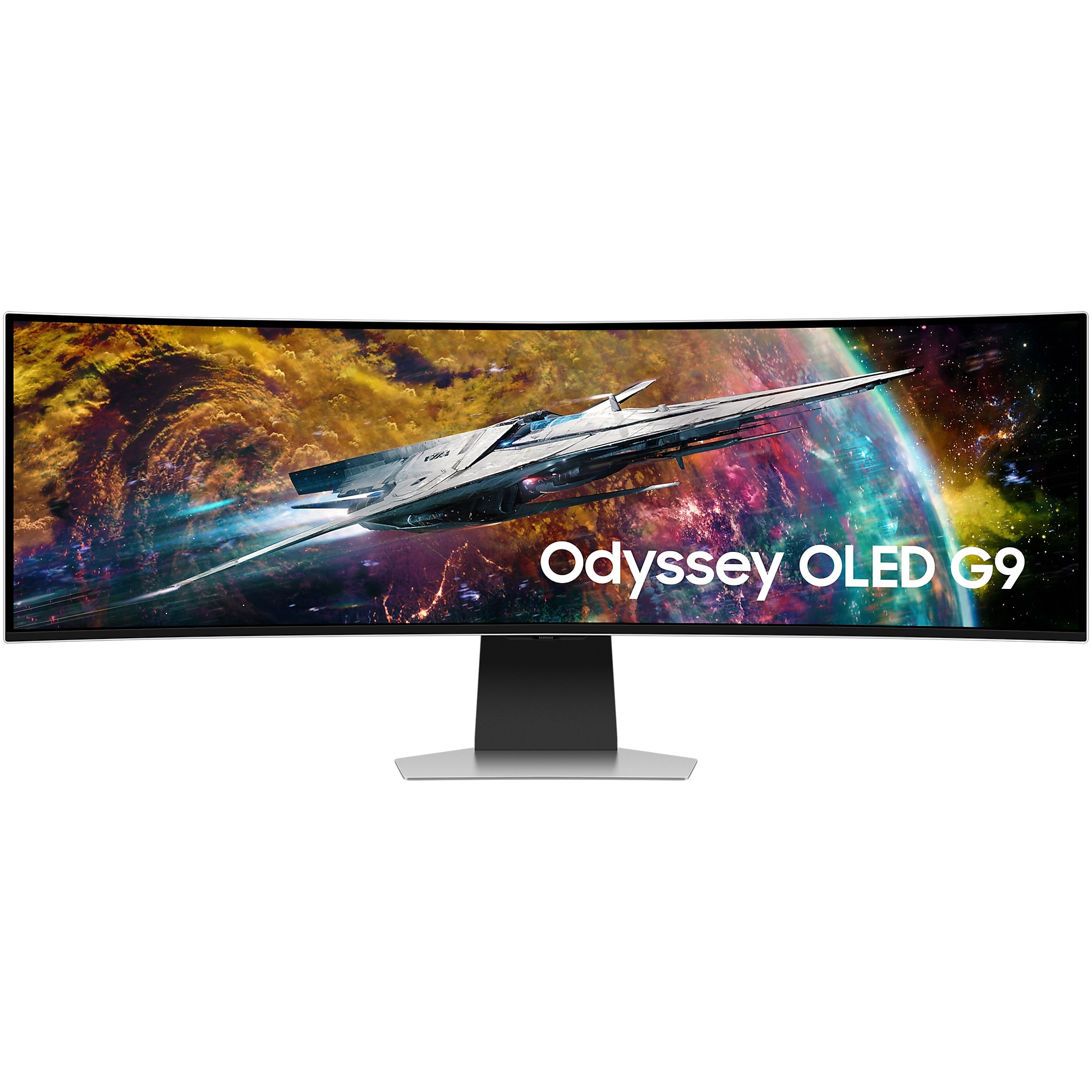 Monitor LED Curbat SAMSUNG LS49CG950SUXDU, diagonala 49 inch, timp de raspuns 0.03 ms, 240 Hz, alb