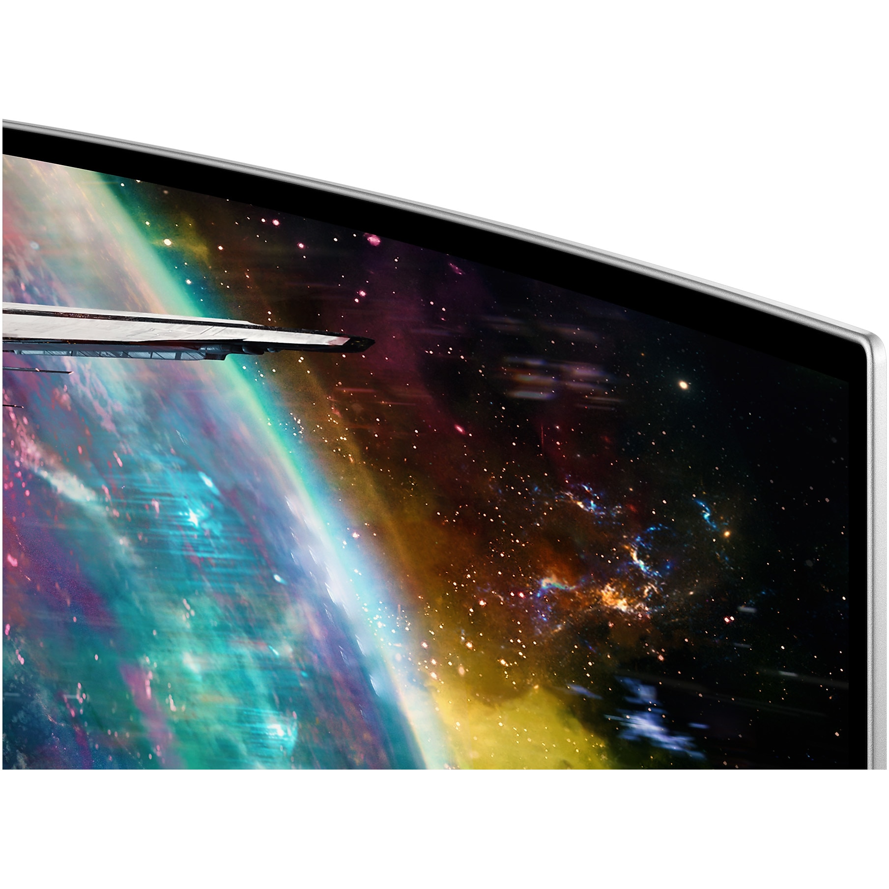 Monitor LED Curbat SAMSUNG LS49CG950SUXDU, diagonala 49 inch, timp de raspuns 0.03 ms, 240 Hz, alb