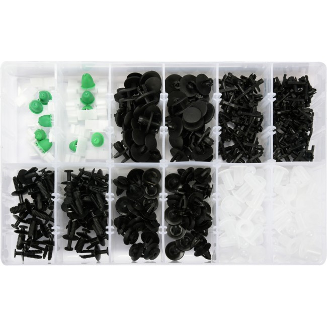 Set 290 clipsuri tapiterie YATO YT-06661, 6 tipuri, din plastic, pentru automobile BMW