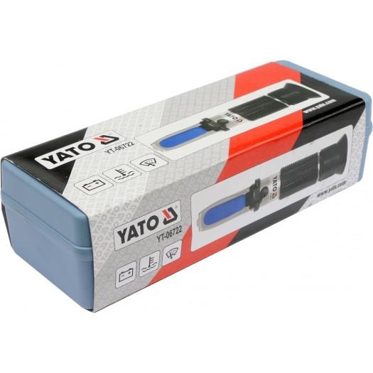 Tester antigel circuit de racire auto YATO YT-06722, afisaj optic, testare punct de inghetare antigel, concentratie acid baterie