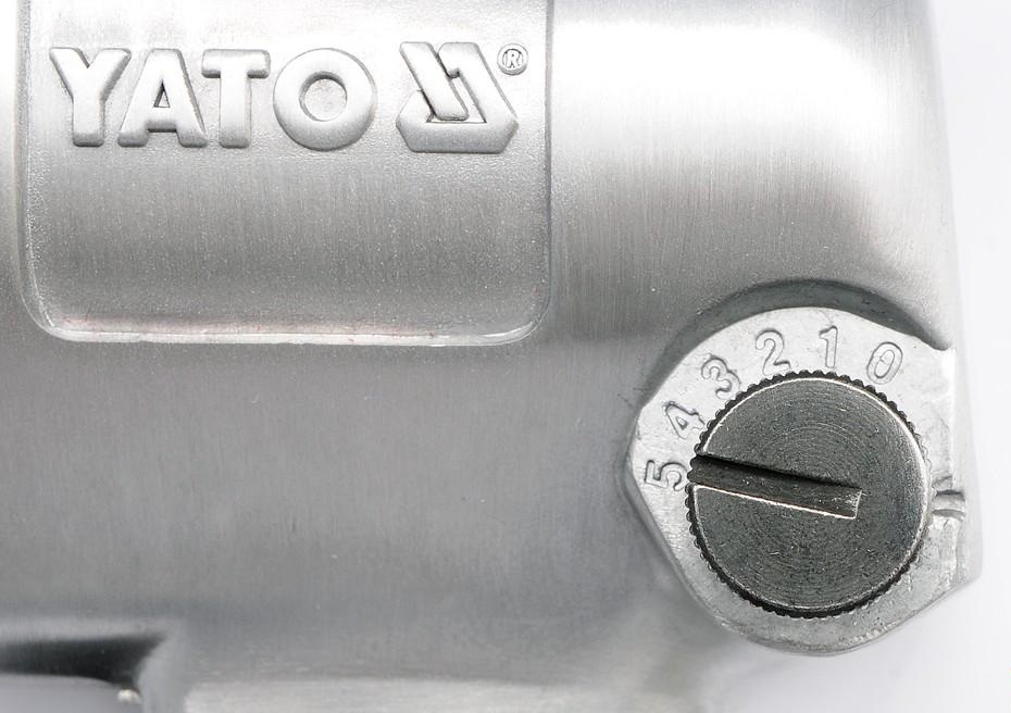 Pistol pneumatic YATO YT-09511, antrenor 1/2 inch, cuplu 550 Nm, presiune functionare 6.3 bar, cupla 1/4 inch