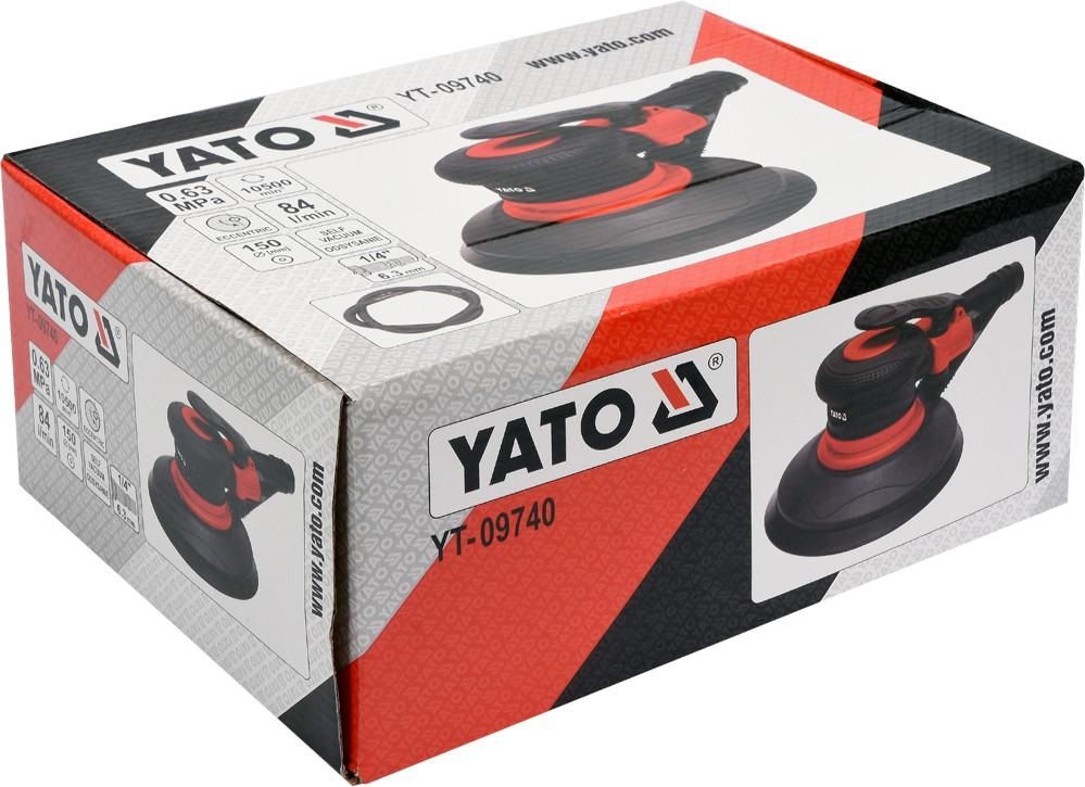Masina de slefuit pneumatica YATO YT-09740, diametru 150 mm, 0.63 MPa, cuplaj rapid 1/4 inch