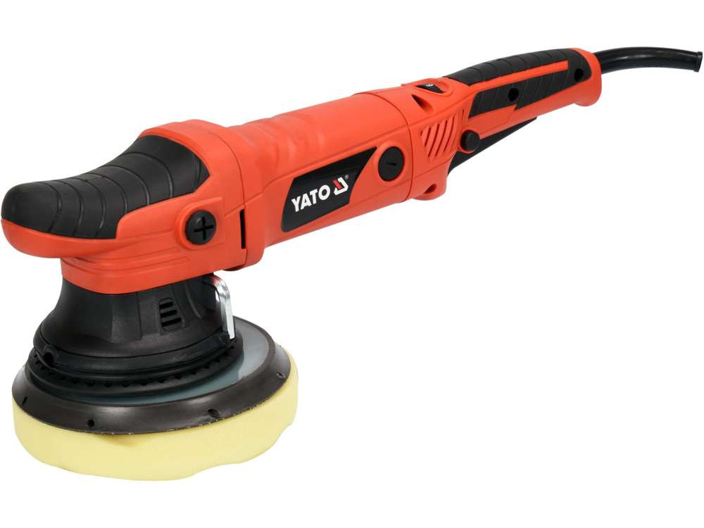 Masina de polisat cu excentric YATO YT-82200, 720 W, diametru disc 150 mm, M8, cu 3 discuri de polishare, cablu 5 metri