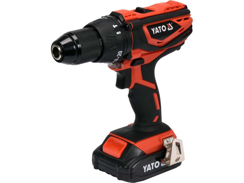 Autofiletanta cu percutie pe acumulator YATO YT-82786, Li-Ion 2.0 Ah, 18V, cuplu 40 Nm, mandrina rapida