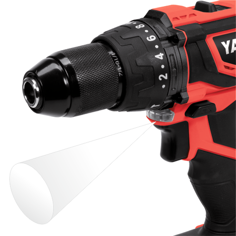 Autofiletanta cu percutie pe acumulator YATO YT-82786, Li-Ion 2.0 Ah, 18V, cuplu 40 Nm, mandrina rapida
