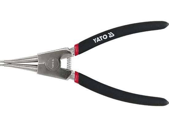 Cleste seger pentru departat sigurante YATO YT-2144, cu varf drept, lungime 200 mm, manere cauciucate