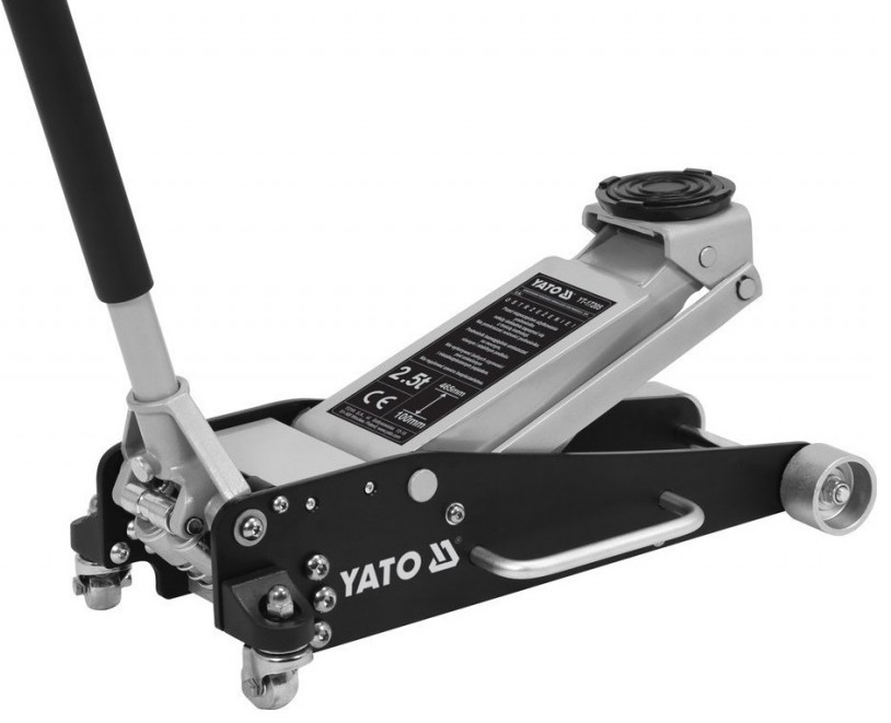 Cric hidraulic tip crocodil YATO YT-17205, capacitate ridicare 2.5 tone, DUAL PUMP, inaltime ridicare 100-465 mm