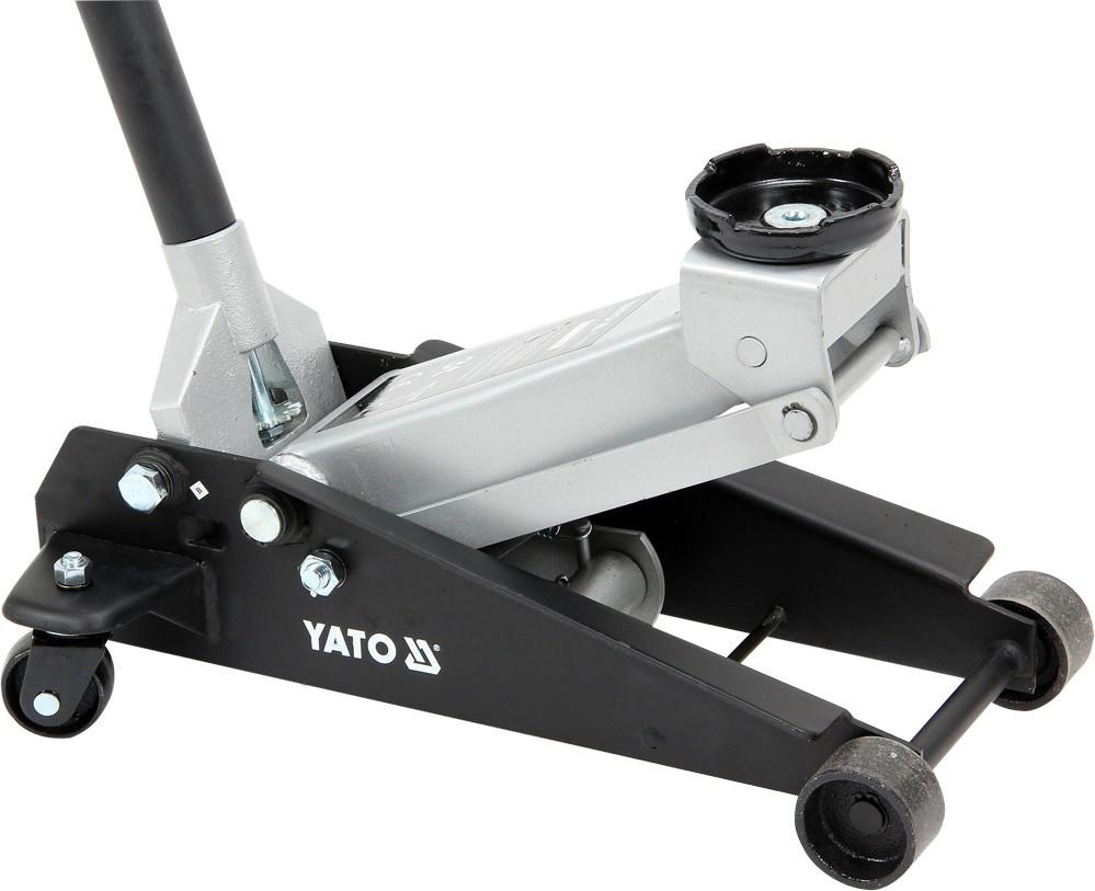 Cric hidraulic tip crocodil YATO YT-17211, capacitate ridicare 3 tone, inaltime ridicare 130-465 mm, bara actionare 1100 mm