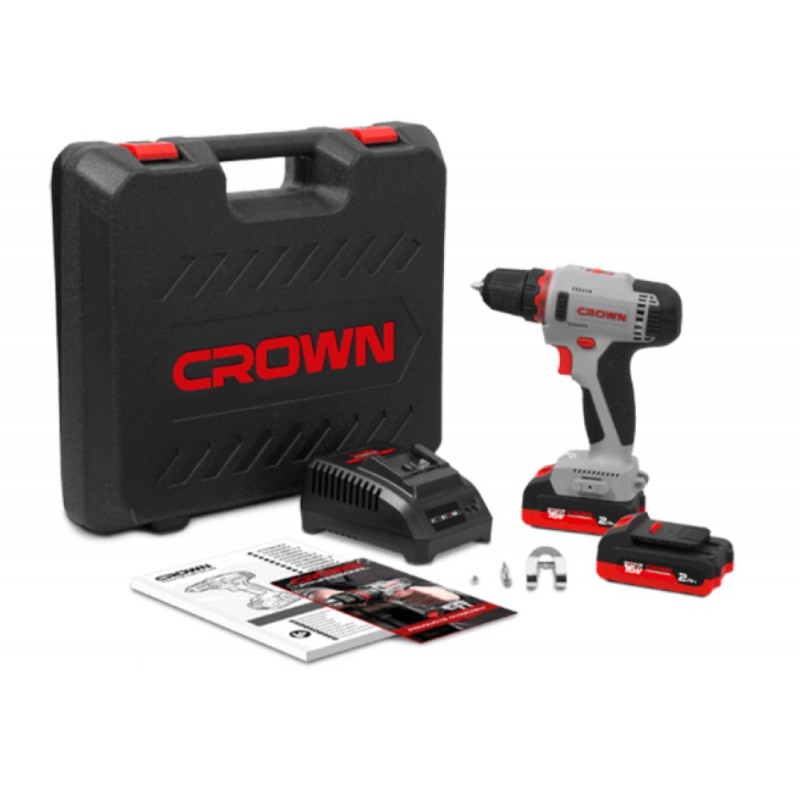 Masina de insurubat cu acumulator Crown CT21082H-2, 16 V, 2 Ah