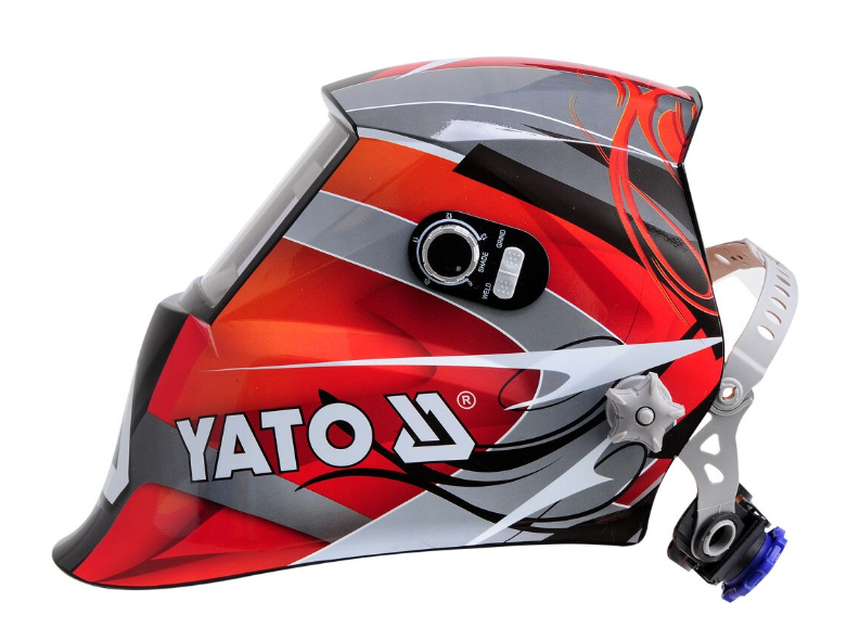 Masca de sudura automata YATO YT-73921, ecran 126 x 102 mm, baterii 2 x 3V CR2450, 4 senzori