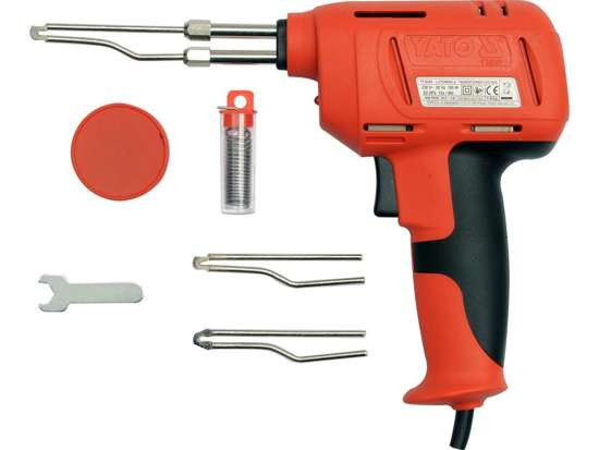 Pistol de lipit YATO YT-8245, 180 W, cu 3 varfuri de schimb, pasta decapanta, cositor