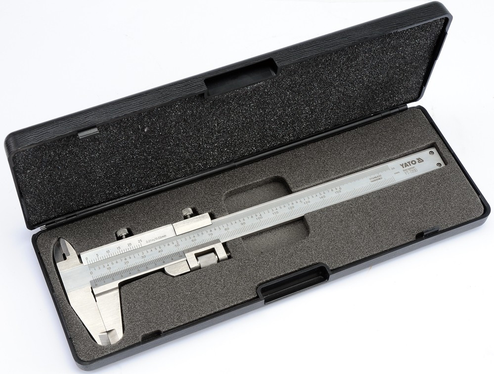 Subler YATO YT-7200, domeniu masurare 0-150 mm, precizie 0.02 mm, din otel inoxidabil