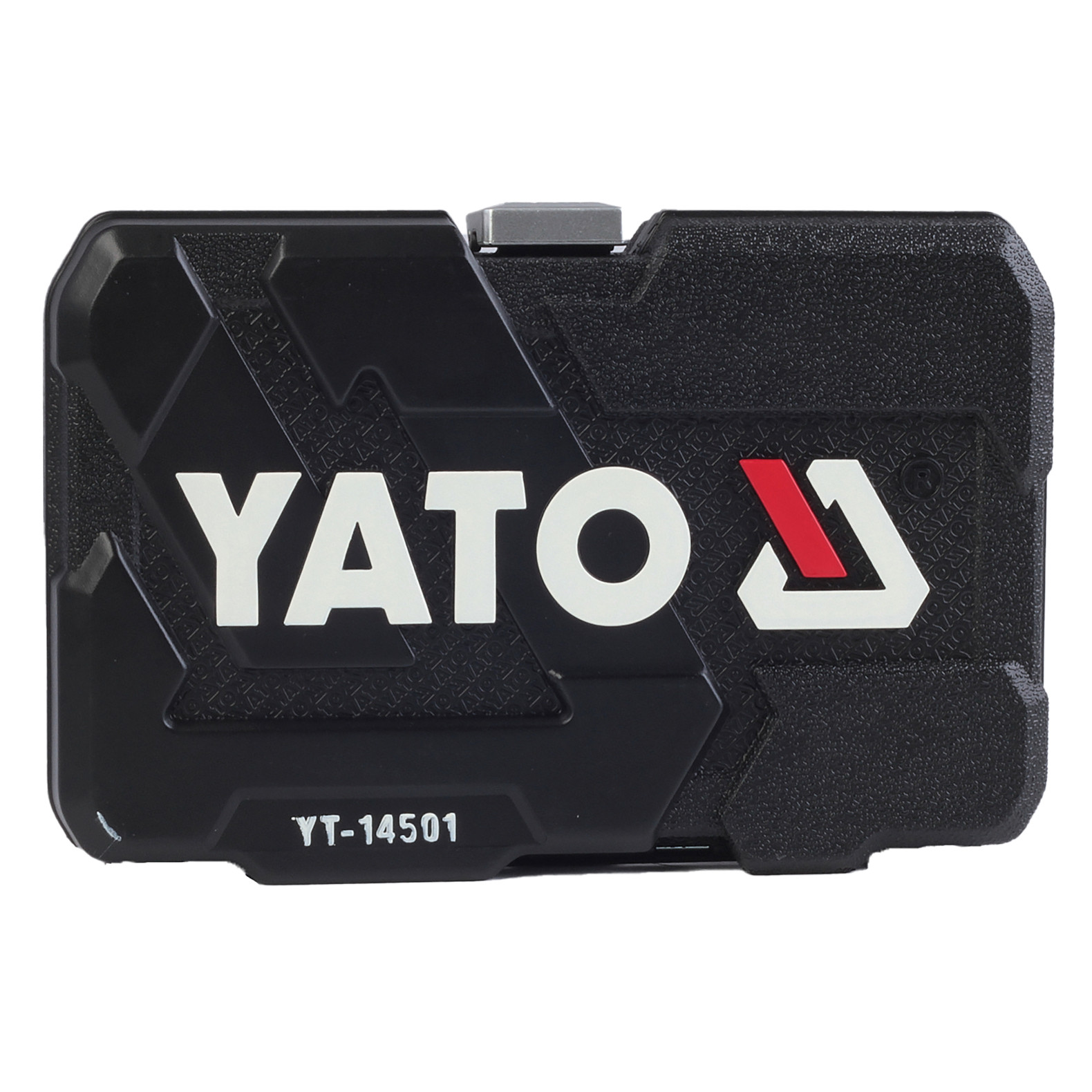 Trusa 56 chei tubulare profesionale YATO YT-14501, prindere 1/4 inch, cu prelungitor, reductie, clichet, biti, articulatie, cutie depozitare