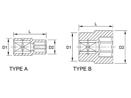 Cheie tubulara TOPTUL BAEA2421, antrenor patrat 3/4 inch, profil hexagonal, deschidere cheie 21 mm, crom vanadiu
