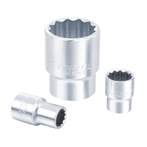Cheie tubulara TOPTUL BAEB2430, antrenor patrat 3/4 inch, profil bi-hexagonal, deschidere cheie 30 mm, lungime 54 mm, crom vanadiu