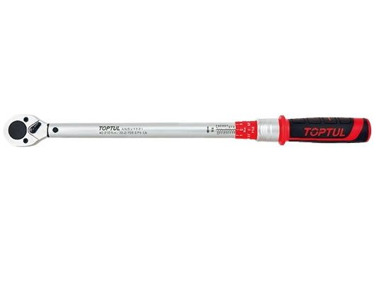 Cheie dinamometrica TOPTUL ANBV1206, domeniu de strangere 10-60 Nm, prindere patrat 3/8 inch, lungime 340 mm
