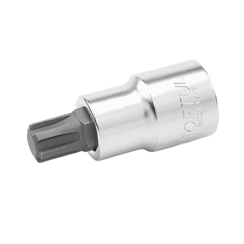 Bit cu soclu tubular TOPTUL BCQA1607, profil torx, prindere patrat 1/2 inch, dimensiune cheie M7, lungime 55 mm