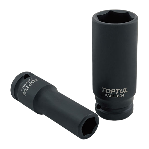 Cheie tubulara de impact TOPTUL KABE1614, antrenor patrat 1/2 inch, deschidere cheie 14 mm, lungime 78 mm, otel crom molibden