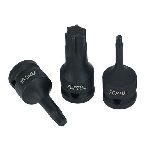 Cheie bit de impact TOPTUL KADA1630, prindere patrat 1/2 inch, profil torx, deschidere cheie T30, lungime 60 mm, crom molibden