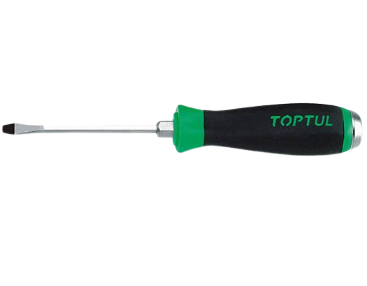 Surubelnita dreapta TOPTUL FAGB0818, dimensiuni 1.2x8 mm, lungime 300 mm, lungime activa 175 mm, maner ergonomic, aderent
