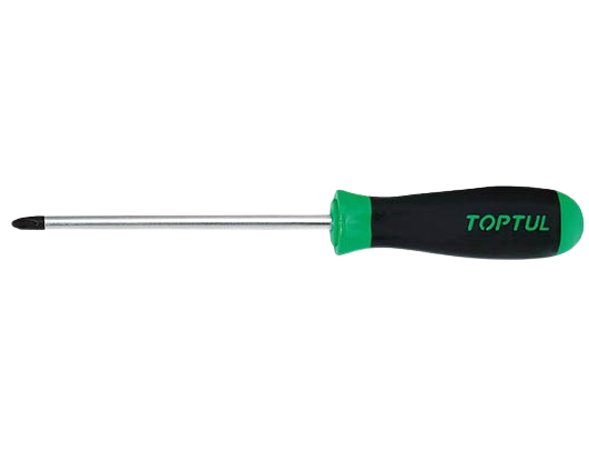 Surubelnita in cruce TOPTUL FBAB0210, PH2, lungime 215 mm, lungime activa 100 mm, maner ergonomic, aderent