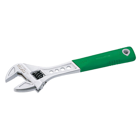 Cheie reglabila TOPTUL AMAA3325, deschidere maxima 32.8 mm, lungime 10 inch / 250 mm, maner cauciucat, crom vanadiu