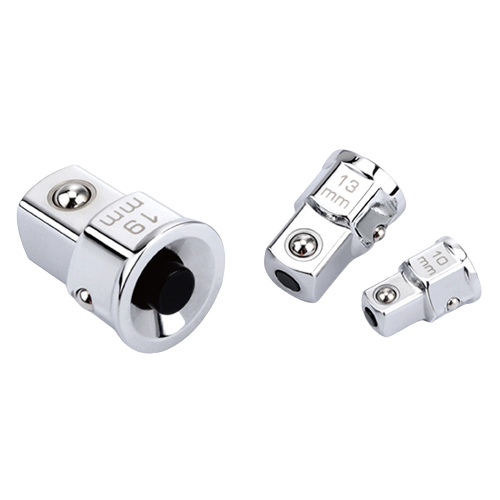 Adaptor cheie cu eliberare rapida TOPTUL CANA0810, patrat 1/4 inch - hexagonala 10 mm, lungime 16.7 mm, crom vanadiu, finisaj lucios