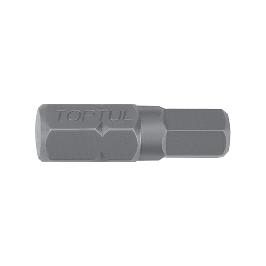 Bit pentru insurubare TOPTUL FSDA1207, prindere hexagonala 10 mm, profil hexagonal 7 mm, lungime 30 mm, finisaj fosfatat