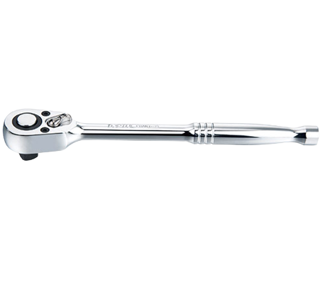 Antrenor clichet reversibil TOPTUL CHAM1625, eliberare rapida, 72 dinti, antrenor patrat 1/2 inch, lungime 250 mm, finisaj cromat