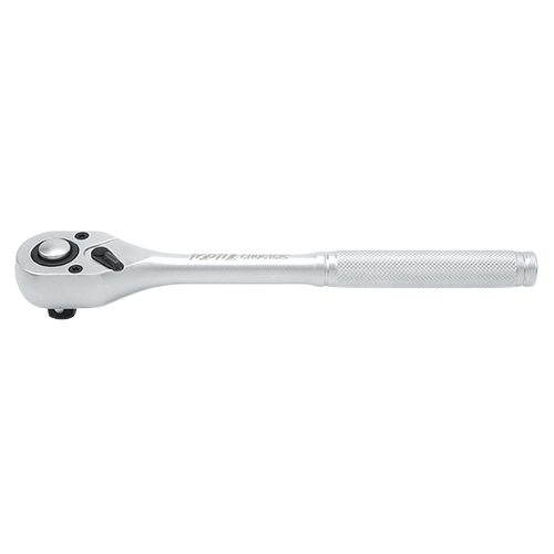Antrenor clichet reversibil TOPTUL CHUG1626, eliberare rapida, 36 dinti, antrenor patrat 1/2 inch, lungime 250 mm, finisaj satinat