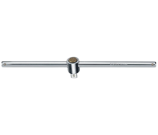 Maner de forta T cu cap culisant TOPTUL CTCJ1208, antrenor patrat 3/8 inch, lungime 202 mm, crom vanadiu, finisaj satinat