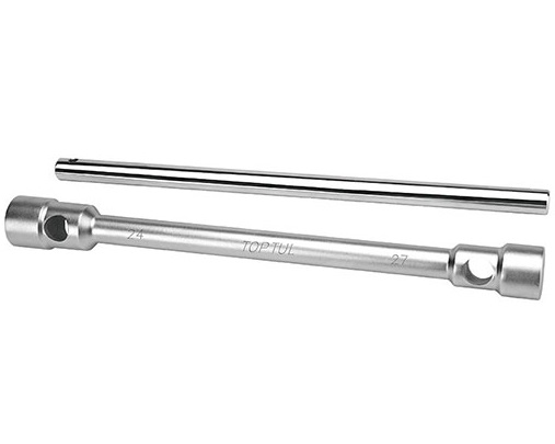 Cheie tubulara pentru roti camion TOPTUL CTIA3032, doua capete hexagonale, deschidere chei 30 x 32 mm, lungime 406 mm, crom vanadiu, finisaj satinat