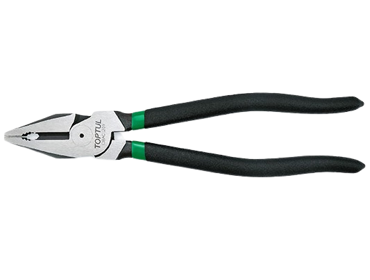 Cleste combinat TOPTUL DBAC1209, dimensiune 9 inch/228.6 mm, capacitate taiere 3 mm, manere cauciucate, otel crom vanadiu