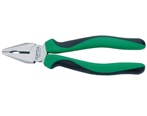 Cleste combinat TOPTUL DBBB2206, dimensiune 6 inch/152.4 mm, capacitate taiere 3.1 mm, manere cauciucate, otel crom molibden